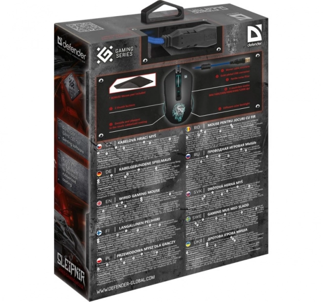 Žična igralna miška SLEIPNIR GM-927 12800 dpi 6P