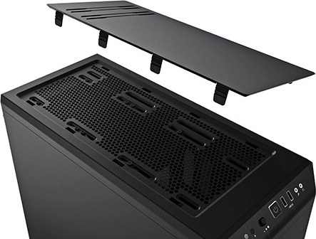 Coperchio superiore regolabile per silenziosità e prestazioni