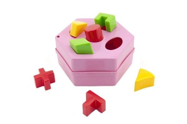 Gioco di incastro esagonale in plastica