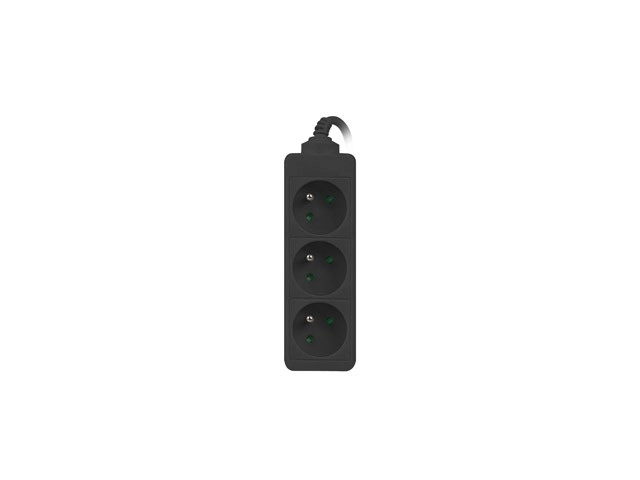Power Strip with 3 Sockets and 1.5m Cable