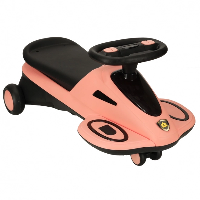 LED Wheel Gravity Ride-On with Music - Pink and Black
