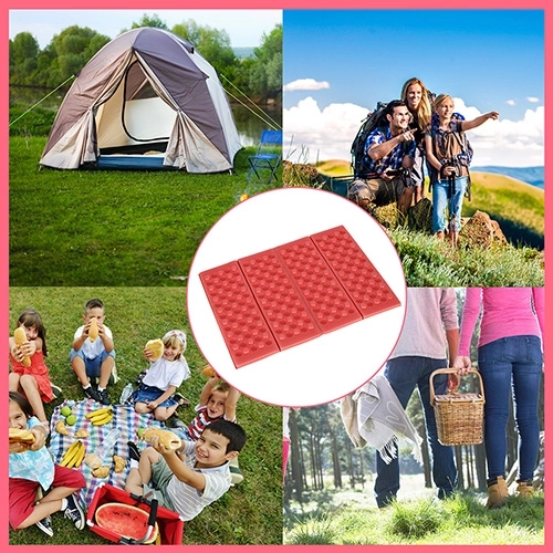 Foldable Foam Travel Seat Mat Red – Red