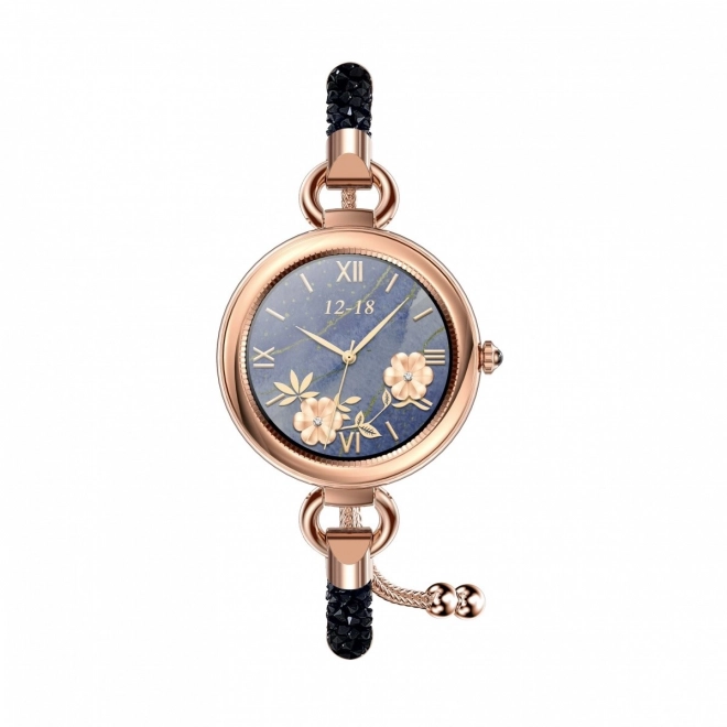 Stylish Women's Smartwatch with Crystal Accents