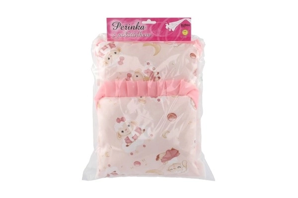 Set Copertina con Cuscino e Base per Bambole
