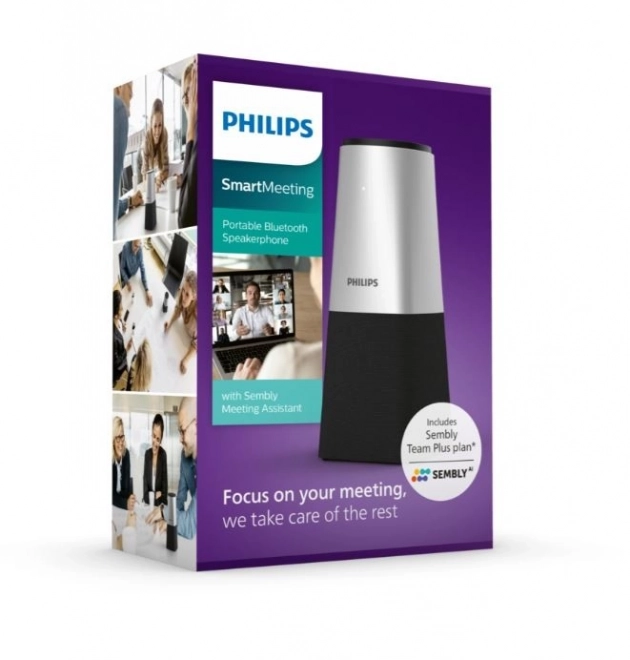 Wireless Conference Microphone with Sembly Meeting Assistant