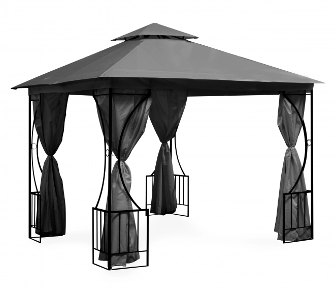 Garden Pavilion Tent 2-in-1 Walls Mosquito Net 3x3