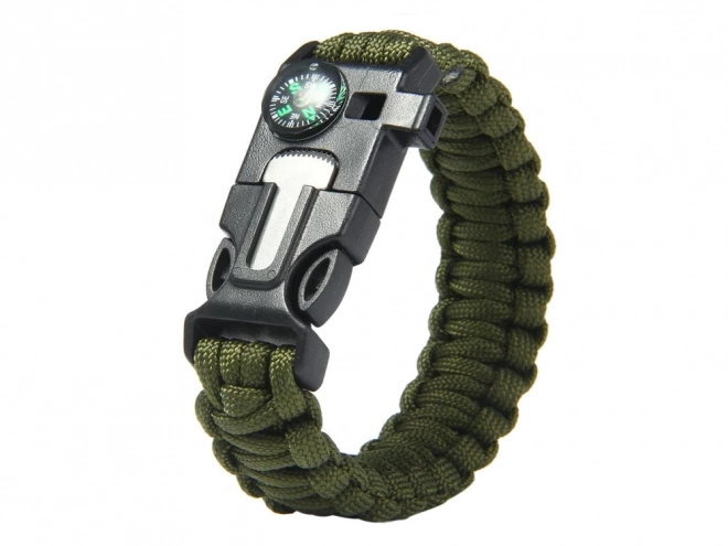 Bracciale di sopravvivenza Paracord con bussola