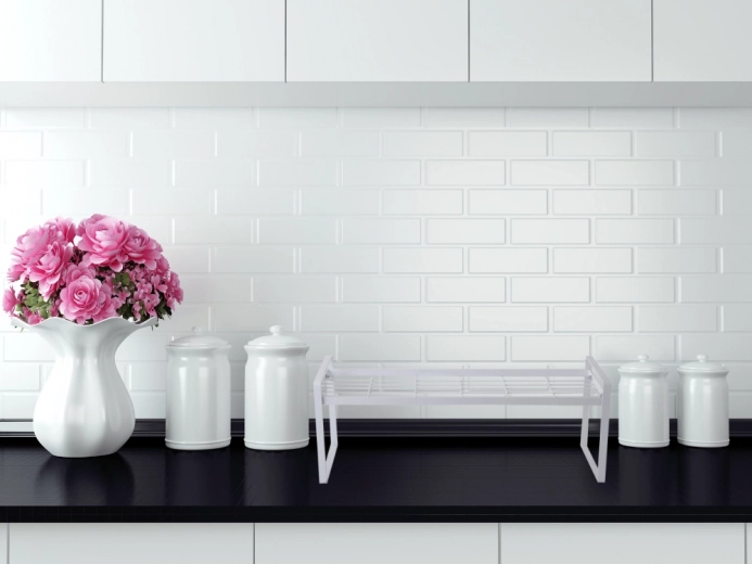 More space in cabinets and on the counter