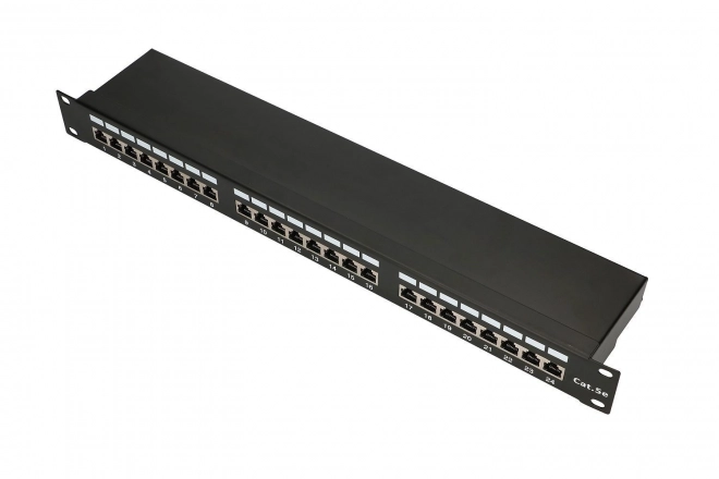 Extralink CAT5E FTP Patch Panel 24 Ports