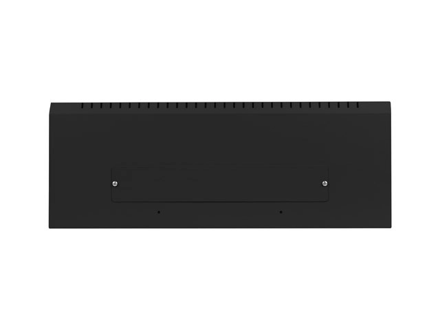 Wall-mounted rack cabinet 19 inch 4U+3U 540x200 low-profile black