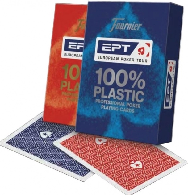 FOURNIER EPT Poker Cards, 100% Plastic