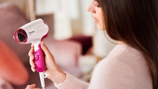 Portable Hair Dryer with Folding Handle