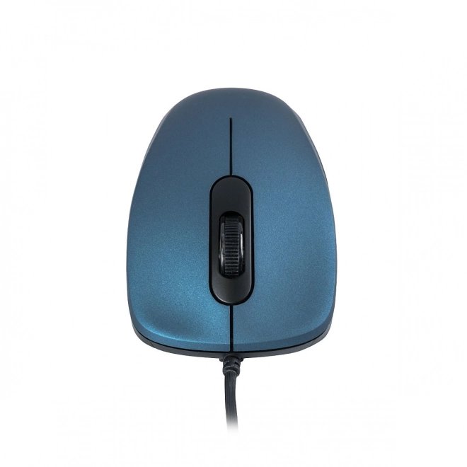 Silent Blue Optical Wired Mouse