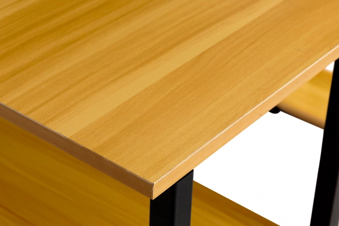 Loft Style Computer Desk with Shelving