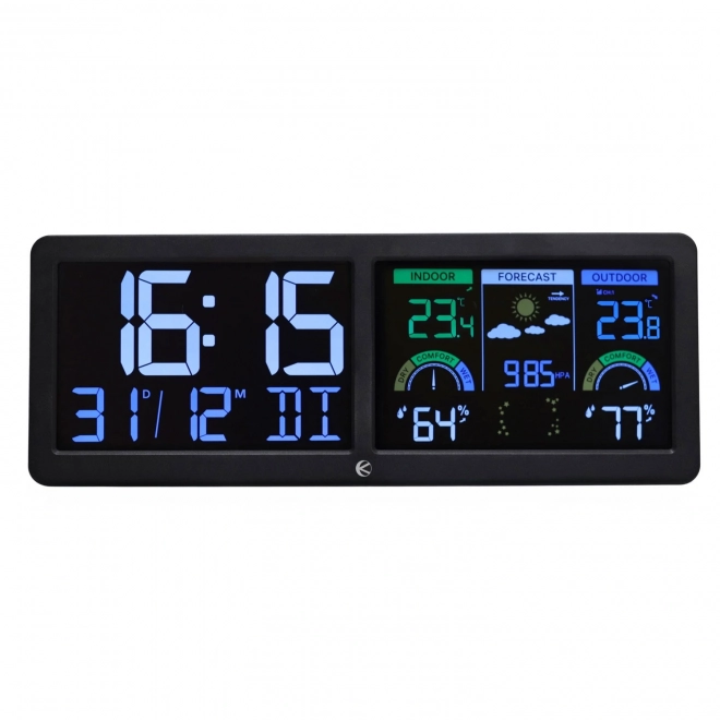 Wireless weather station with backlight and outdoor sensor