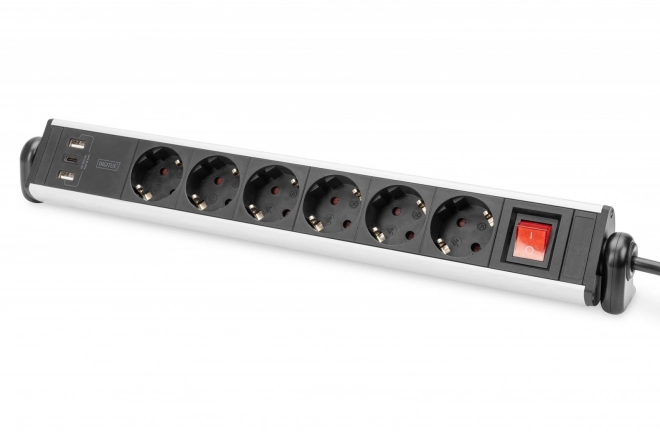 Office Power Strip with USB Ports and Rotating Function