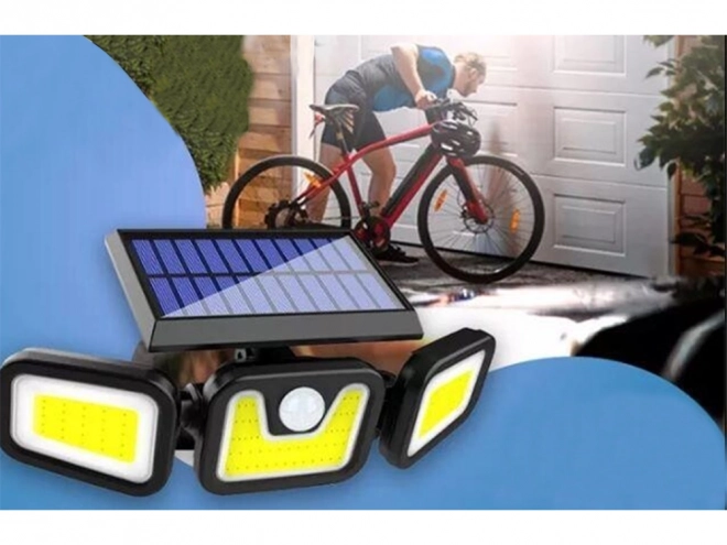 Solar Street Light with Motion and Dusk Sensor