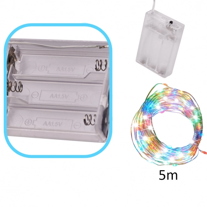 Luci Decorative LED Multicolore 10m – 5 m, 50 LED