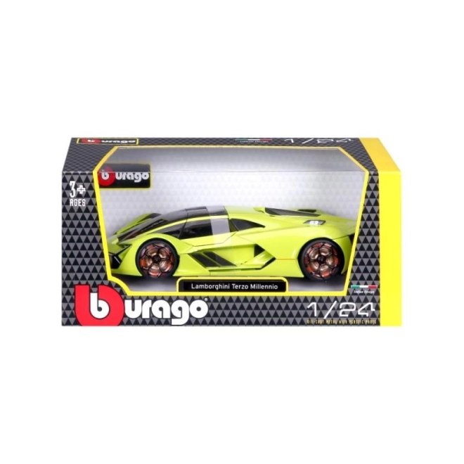 Bburago 1:24 Lamborghini Terzo Millenio Groen