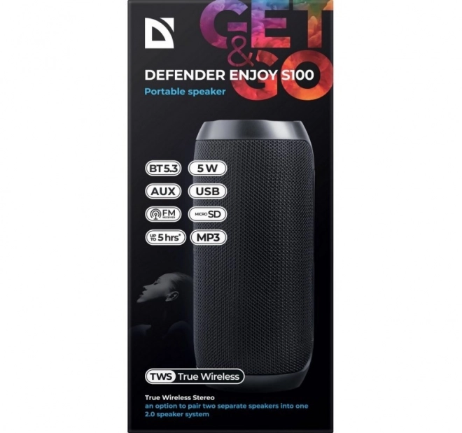 Bluetooth Speaker Enjoy S100 Black