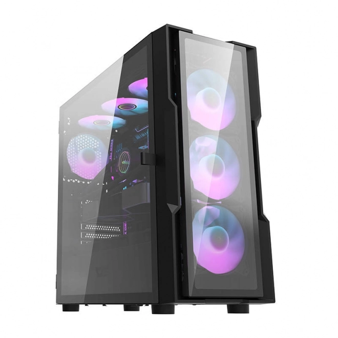 Computerkabinet med RGB-belysning Darkflash