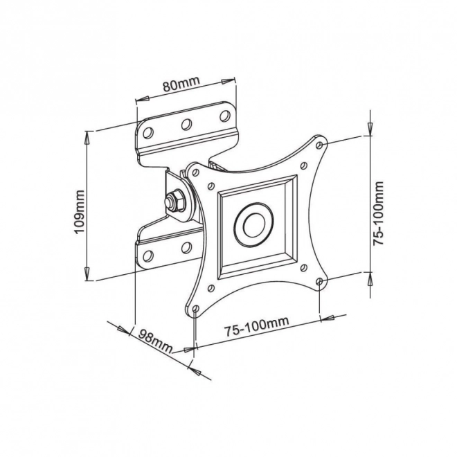 Wall Mount for LCD and LED TVs 13-30 Inches