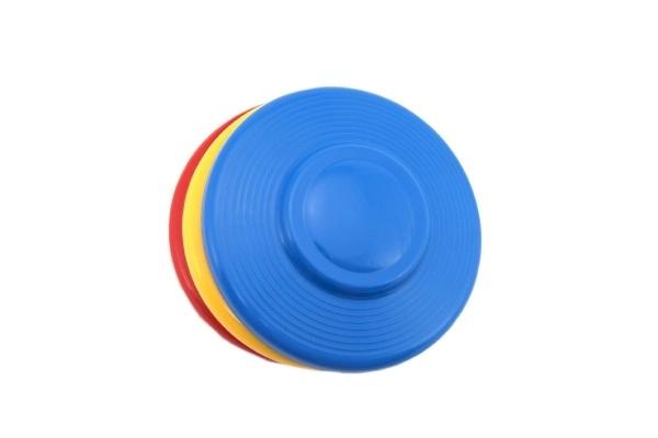 Frisbee colorato in plastica