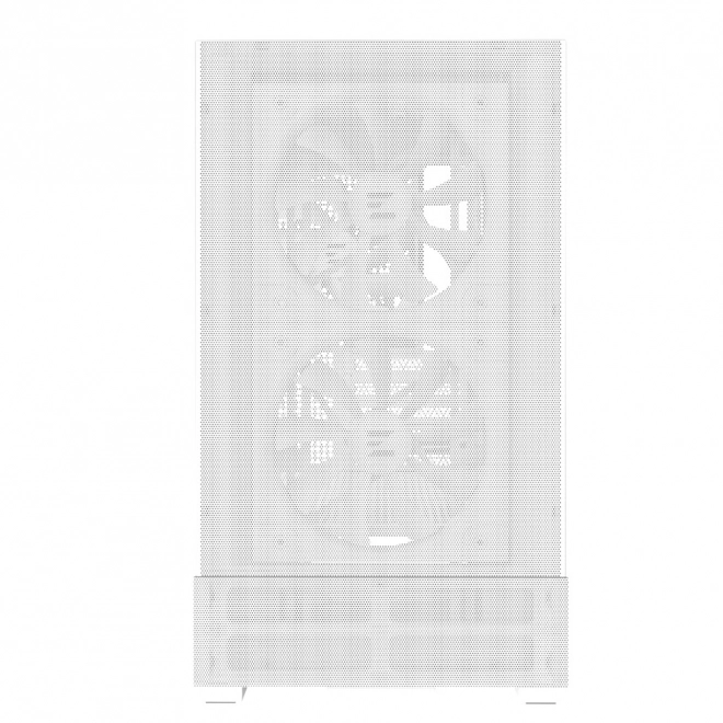 White P30 Air mATX Mini Tower Case with ARGB Fans