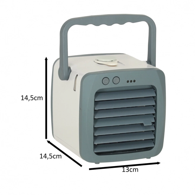 Klimatska naprava prenosni namizni ventilator vlažilec USB bela