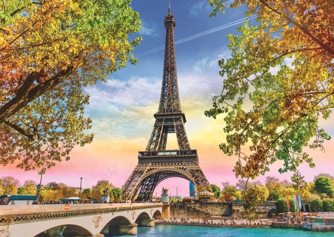 Romantic Paris motif