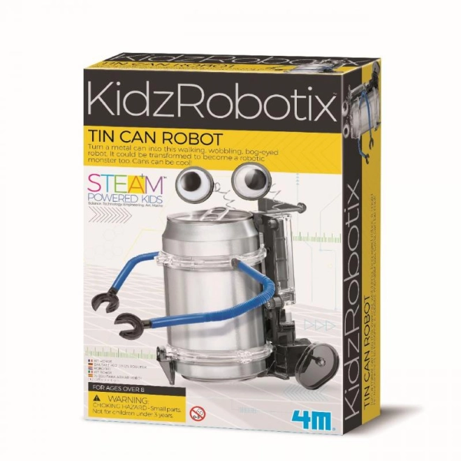 Build and set a can robot in motion