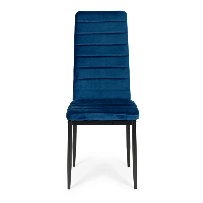Velvet Blue Dining Chairs - Set of 4