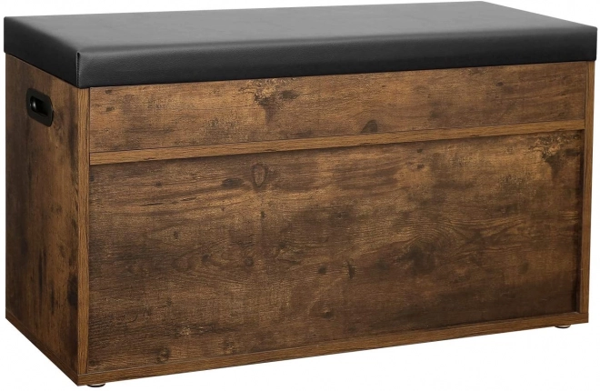 Wooden Shoe Bench in Loft Style