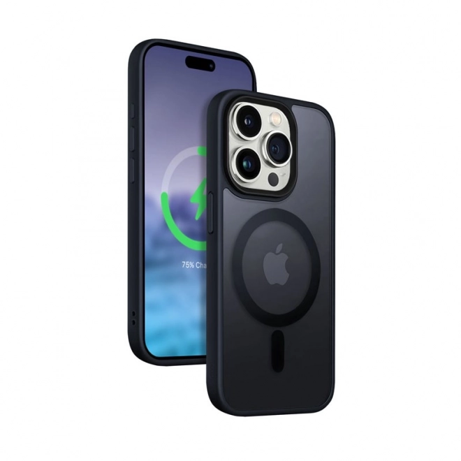 Hybrid Frost MagSafe Case for iPhone 15 Pro Max - Navy