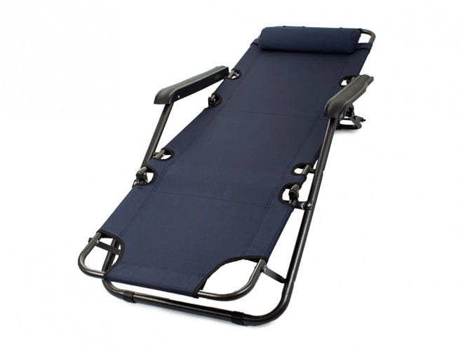 Garden beach folding lounger