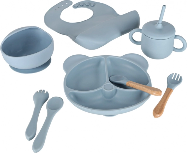 Talíř a miska s přísavkou proti nepořádku