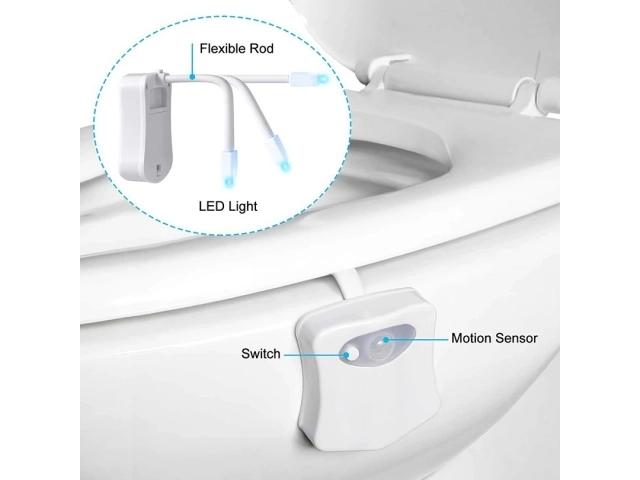 LED-Toilettenlicht mit Bewegungsmelder