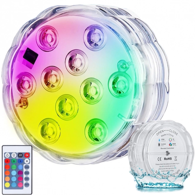 Underwater LED Light with Remote Control RGB