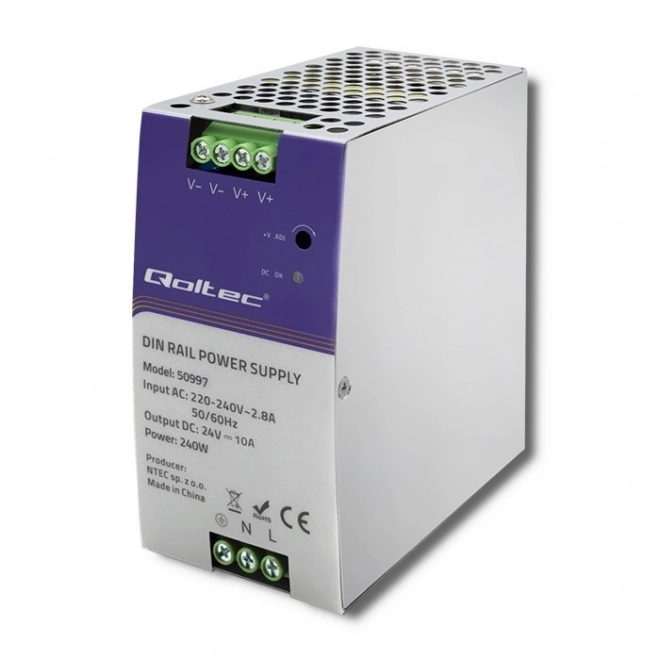 Din Rail Power Supply 240W 24V 10A