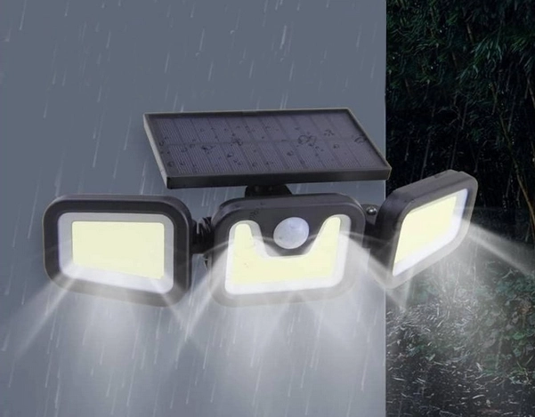 Solar Street Light with Motion and Dusk Sensor