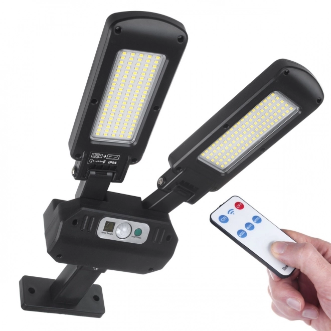 Solar led street light with sensor and remote
