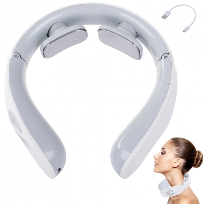 Neck and Back Massager with Electrostimulation