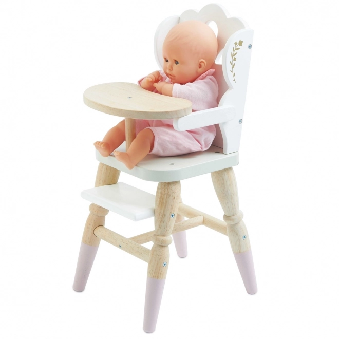 Wooden High Chair for Dolls by Le Toy Van