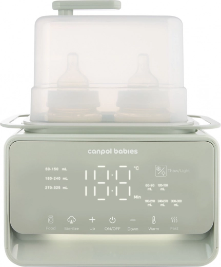 Gyors és egyenletes melegítés 2–3 perc alatt