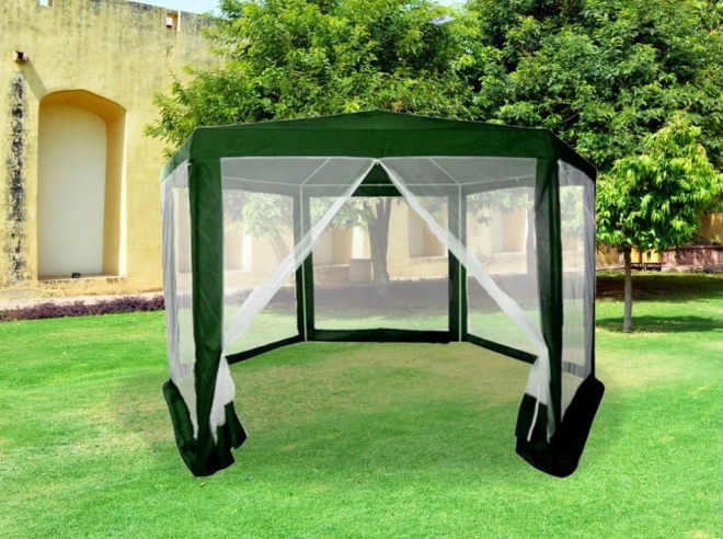 Garden Event Pavilion with Mosquito Net, Green
