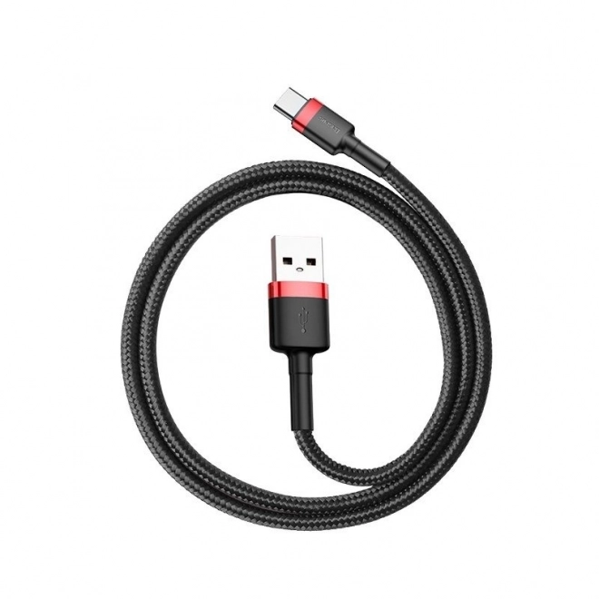 Cavo Baseus Cafule USB-C 2A 2m rosso-nero