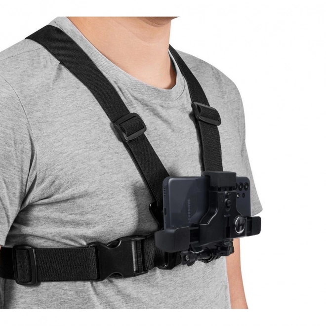Universal sports harness for phone, camera, GoPro