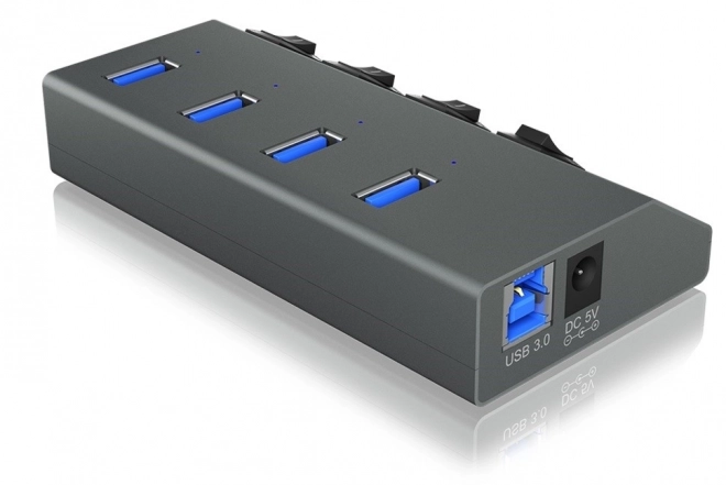 High-Speed 4-Port USB 3.0 Hub