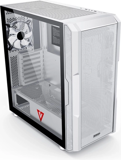 Moderní výbava: USB‑C, temperované sklo a vertikální GPU