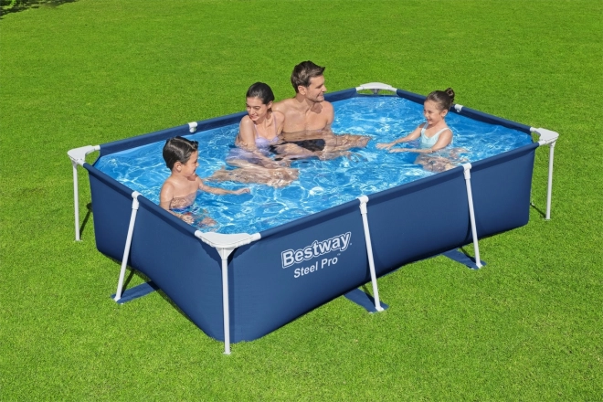DeluxeJr Steel Pro Rack Pool 259x170x61 BESTWAY for garden